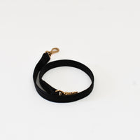 ADD-ON Mini Shoulder Strap, Black Luxe Pebble