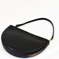 ADD-ON Mini Shoulder Strap, Black Luxe Pebble