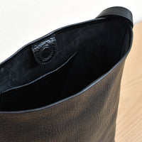 Everyday Bucket Bag, Black Luxe Pebble