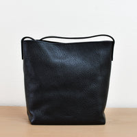Everyday Bucket Bag, Black Luxe Pebble