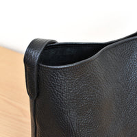 Everyday Bucket Bag, Black Luxe Pebble