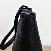 Everyday Bucket Bag, Black Luxe Pebble