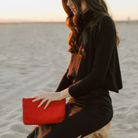 Perfect Zip Pouch, Cherry