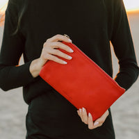 Perfect Zip Pouch, Cherry