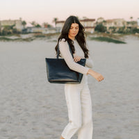 East West Tote, Black Lux