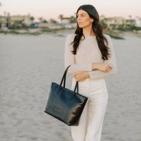 East West Tote, Black Lux