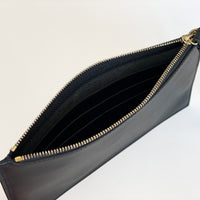 Slim Zip Wallet, Black