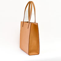 Simple Mag Tote Smooth, Natural Vachetta