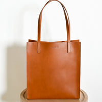 Simple Mag Tote Smooth, Bourbon