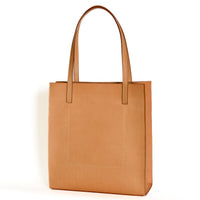 Simple Mag Tote Smooth, Natural Vachetta