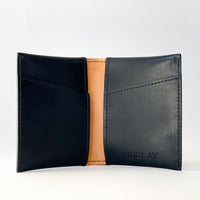 Mens Slim Wallet, Black/Natural