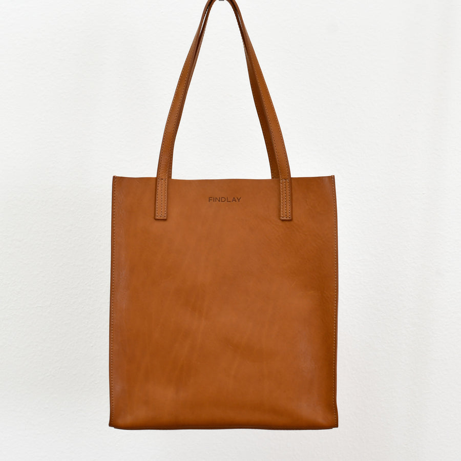 Simple Mag Tote, Camel - "Blake"