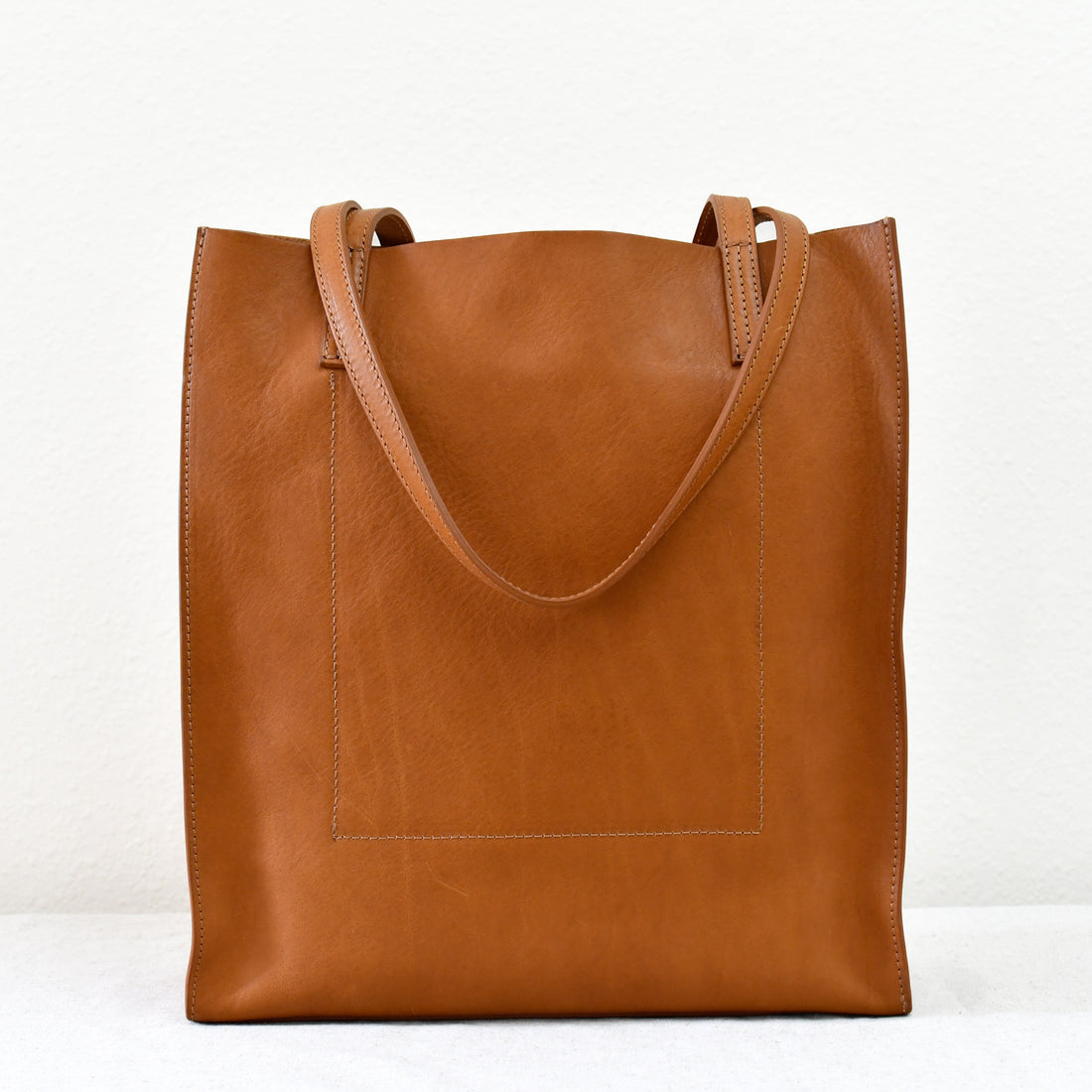 Simple Mag Tote, Camel - "Blake"