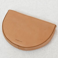 Half Moon Crossbody, Natural - "Greta"