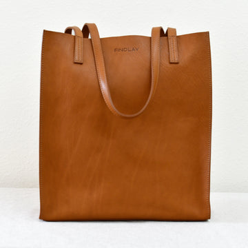 Simple Mag Tote, Camel - "Blake"