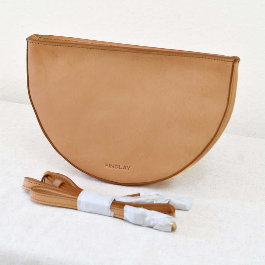 Half Moon Crossbody, Natural - "Kai"