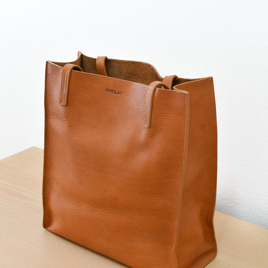 Simple Mag Tote, Camel - Millie