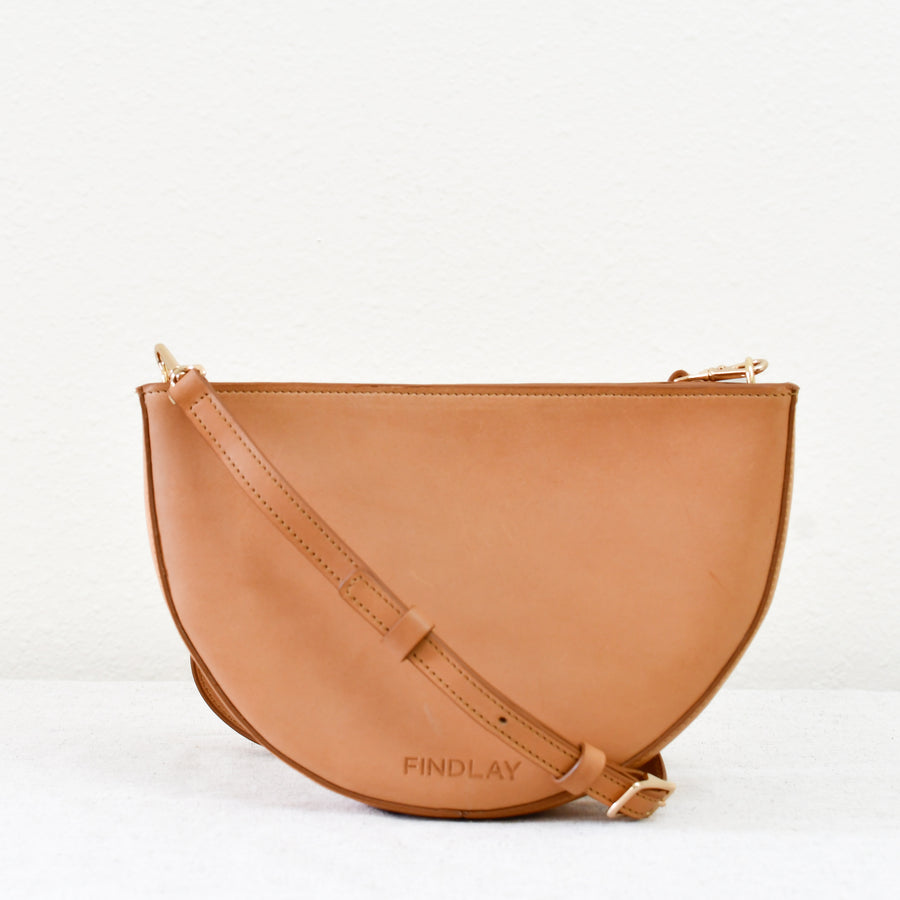 Half Moon Crossbody, Natural - "June"