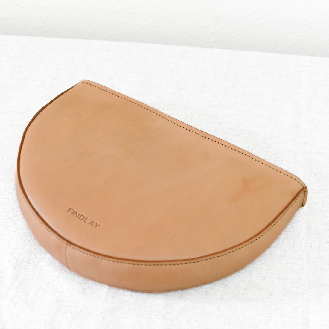 Half Moon Crossbody, Natural - "Remi"