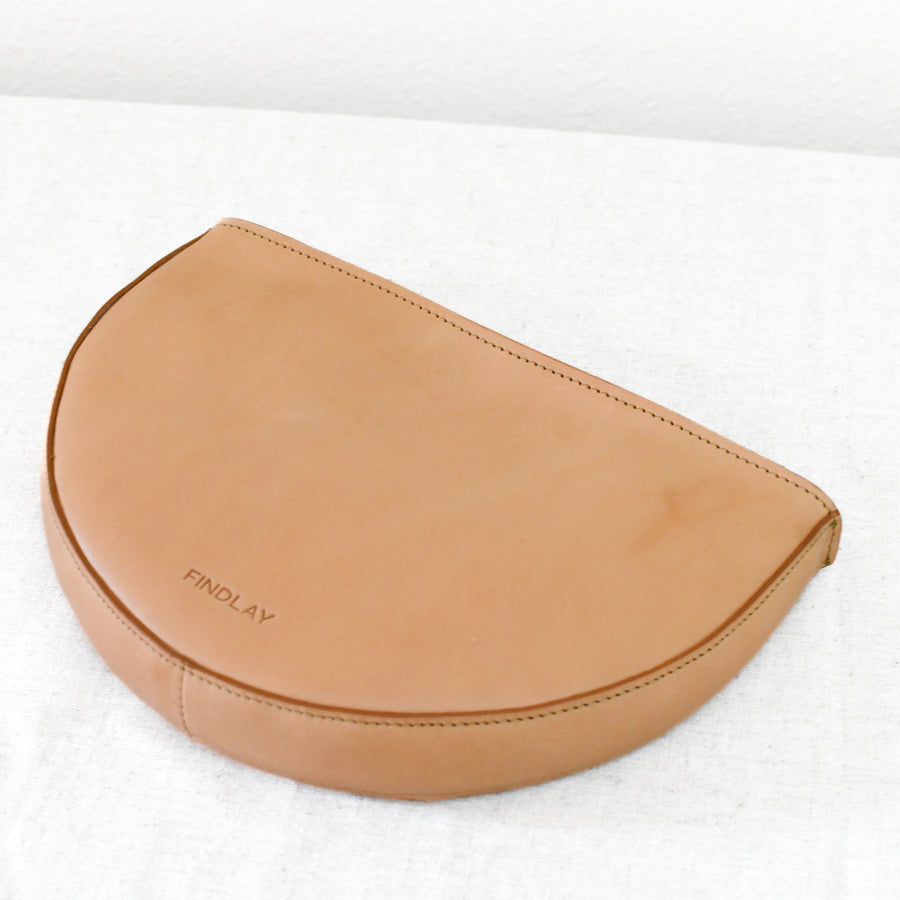 Half Moon Crossbody, Natural - "Remi"