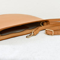 Half Moon Crossbody, Natural - "June"