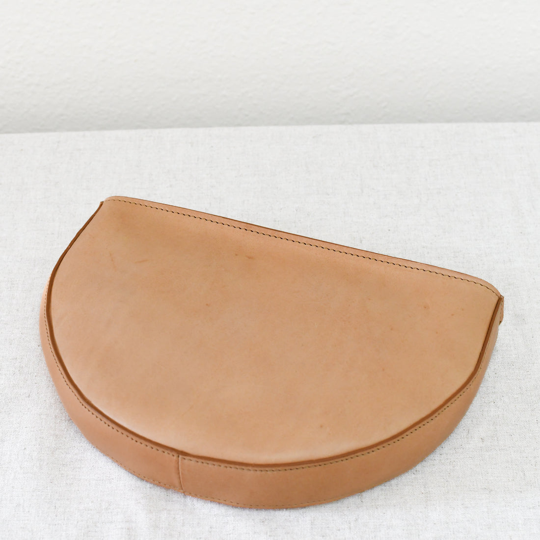 Half Moon Crossbody, Natural - "Macey"