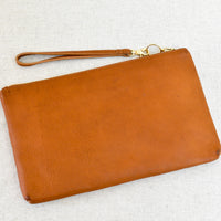 Perfect Zip Pouch, Camel - Lee