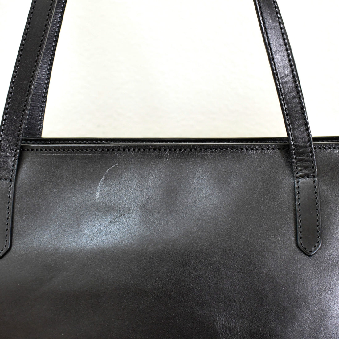 East West Tote, Black Lux - "Abby"