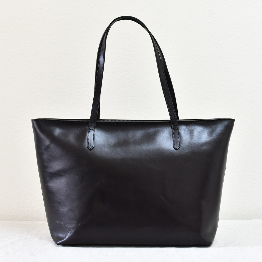 East West Tote, Black Lux - "Abby"