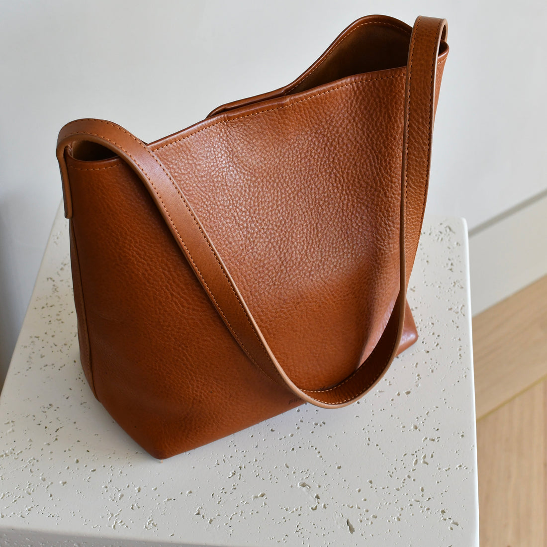 Everyday Bucket Bag, Camel
