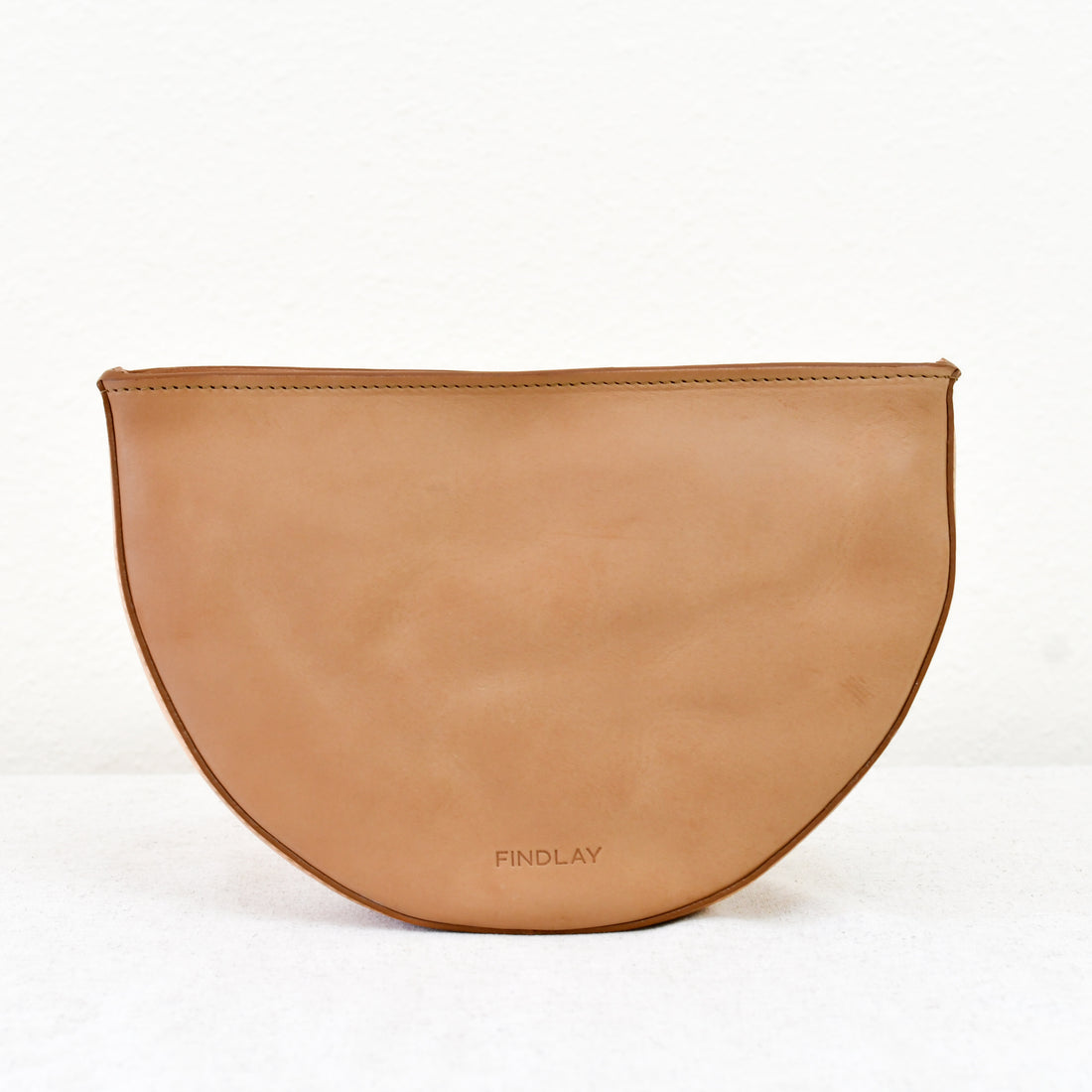 Half Moon Crossbody, Natural - "Jada"