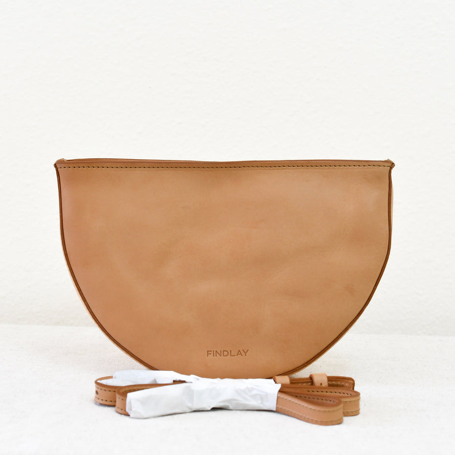 Half Moon Crossbody, Natural - "Jada"