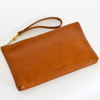 Perfect Zip Pouch, Camel