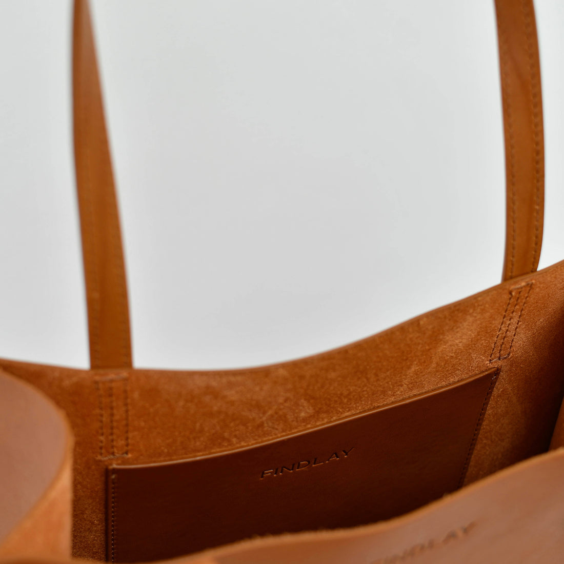 Simple Mag Tote Smooth, Bourbon