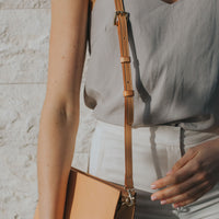 Combo Clutch Crossbody, Natural